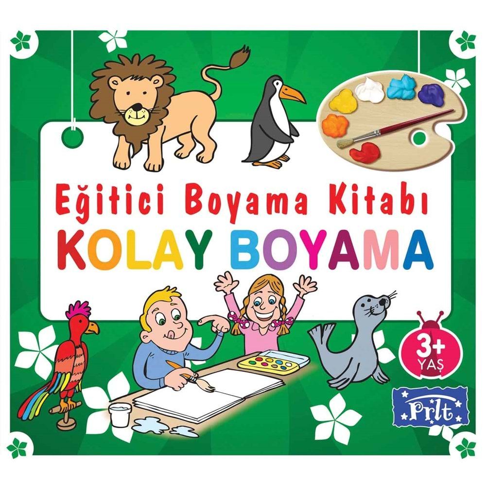 Eğitici Boyama Kitabı Kolay Boyama