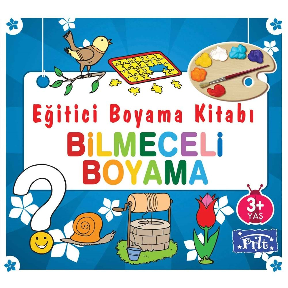 Eğitici Boyama Kitabı Bilmeceli Boyama