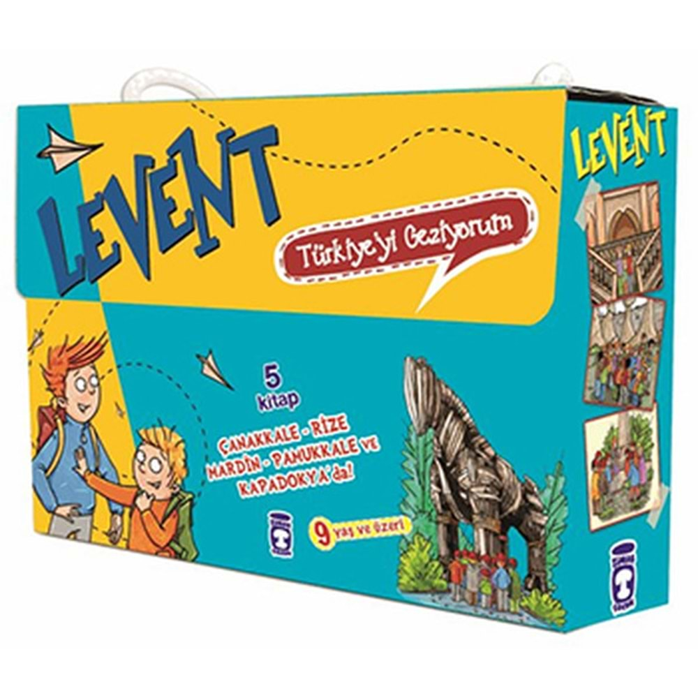 Levent Türkiyeyi Geziyorum 1 Set - (5 Kitap)