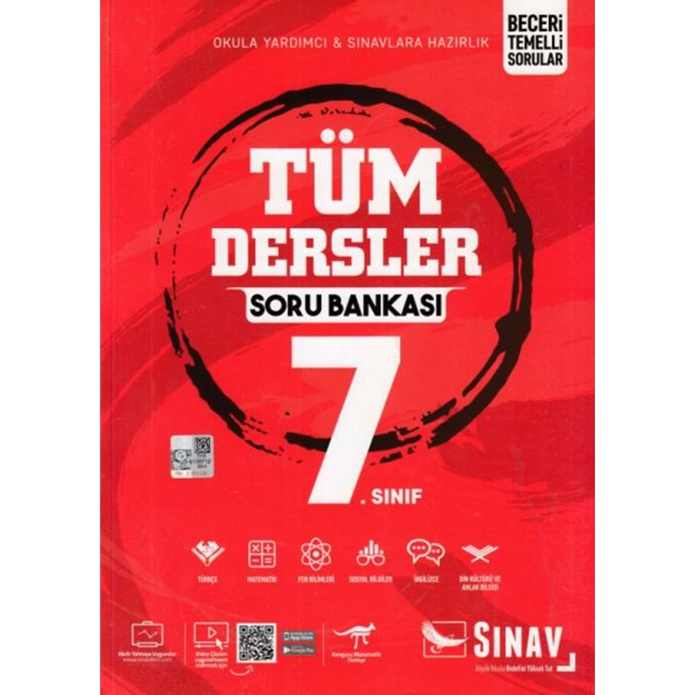 Sınav Yayınları 7.Sınıf-Tüm Dersler Soru Bankası