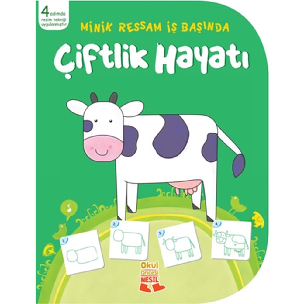 Minik Ressam İş Başında Çiftlik Hayatı