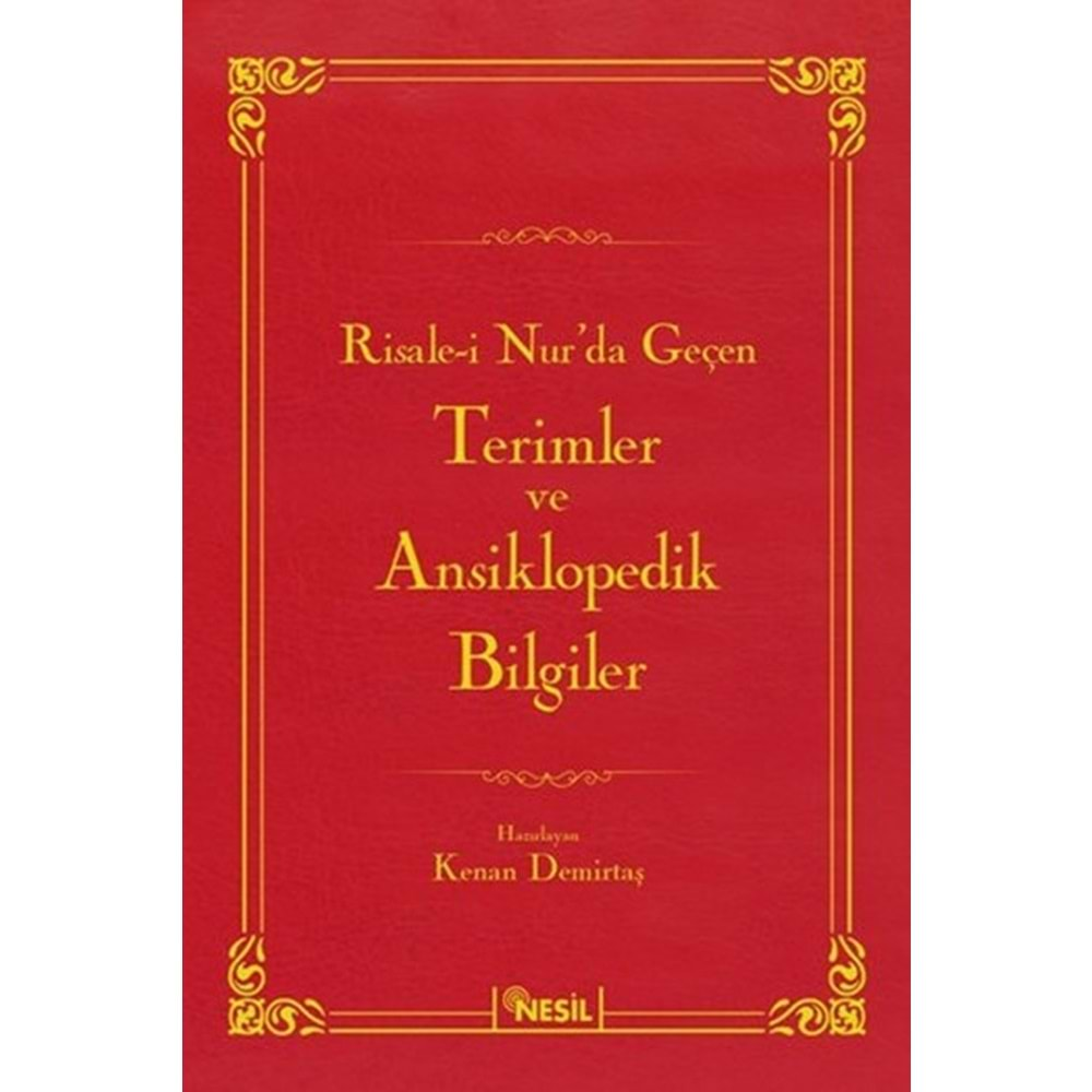 Risale i Nurda Geçen Terimler ve Ansiklopedik Bilgiler