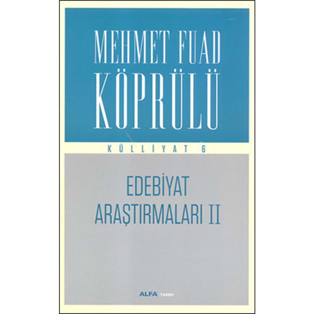Edebiyat Araştırmaları 2 Külliyat 6