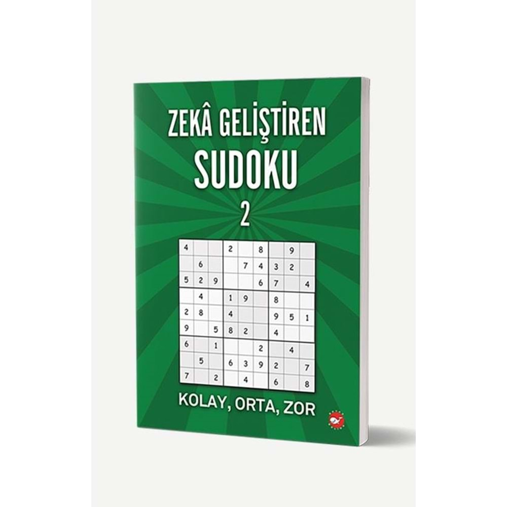 Zeka Geliştiren Sudoku 2 Kolay Orta Zor