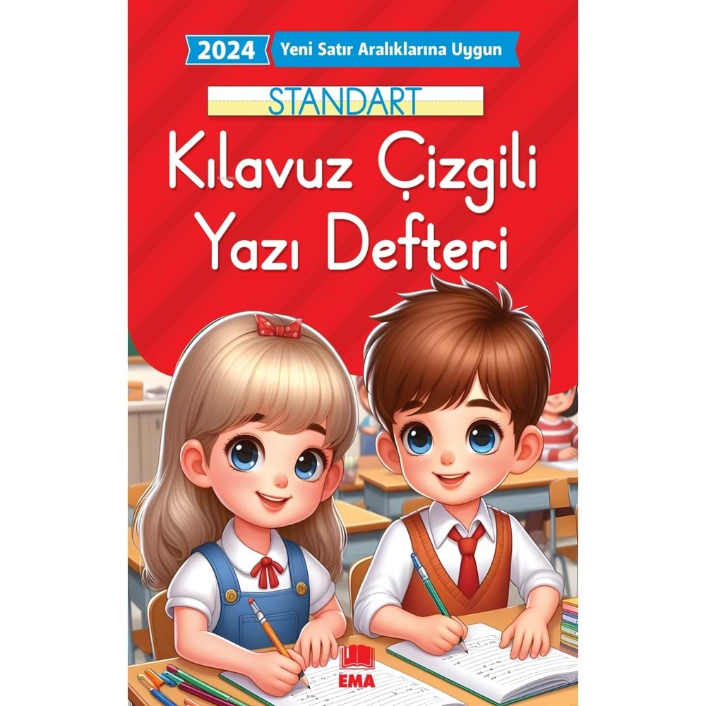 Kılavuz Çizgili Yazı Defteri-17*24/Emaçocuk