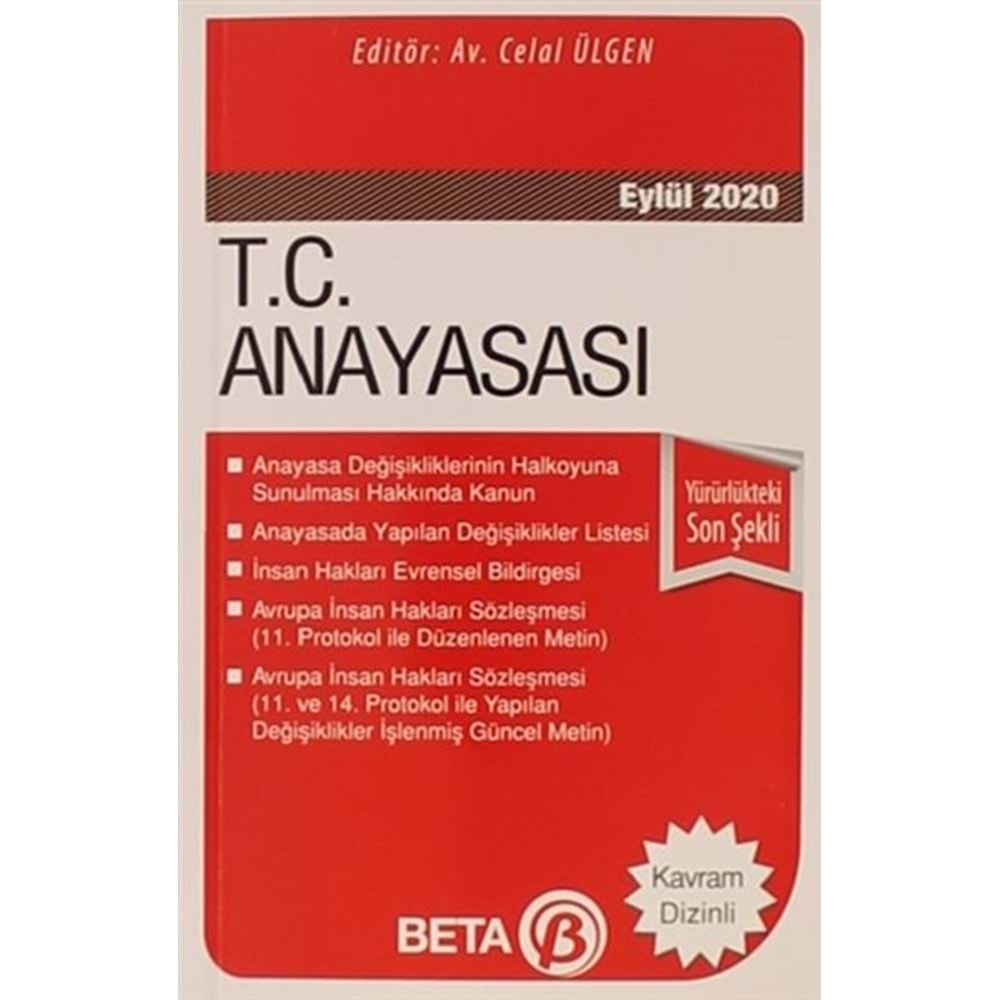 T.C. Anayasası Kasım 2021