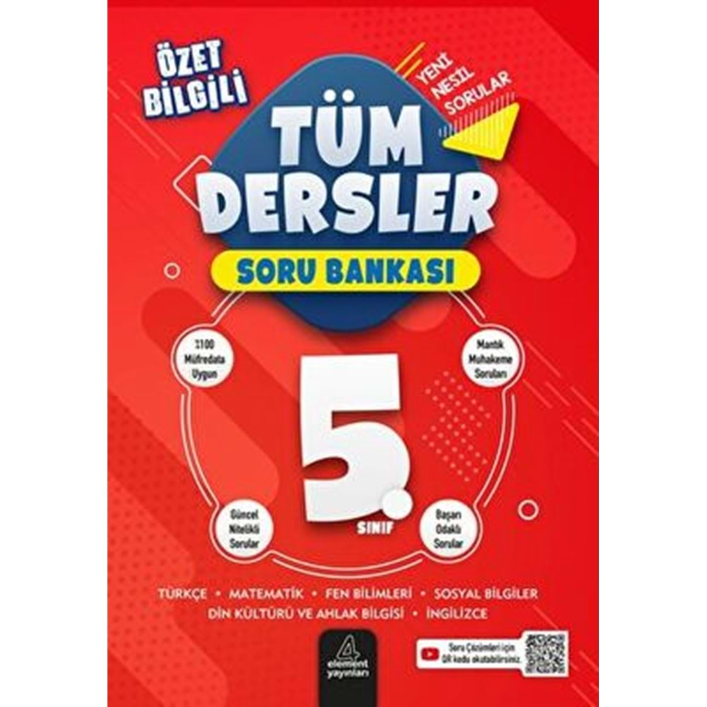 5. Sınıf Tüm Dersler Soru Bankası