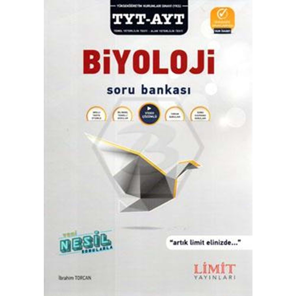 Limit Tyt-Ayt Biyoloji Soru Bankası