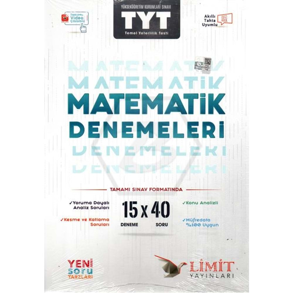 Limit Tyt 15'Li Matematik Denemeleri