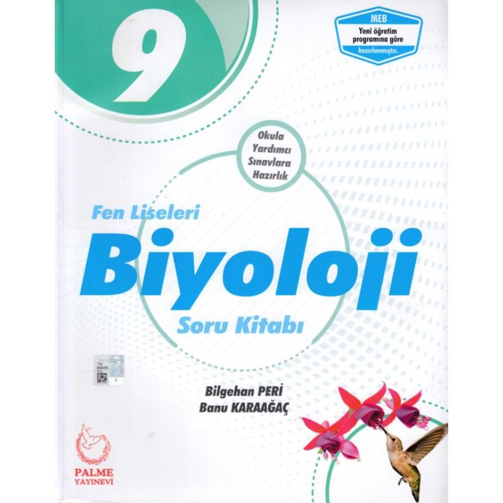 Palme 9. Sınıf Fen Liseleri Biyoloji Soru *Yeni*