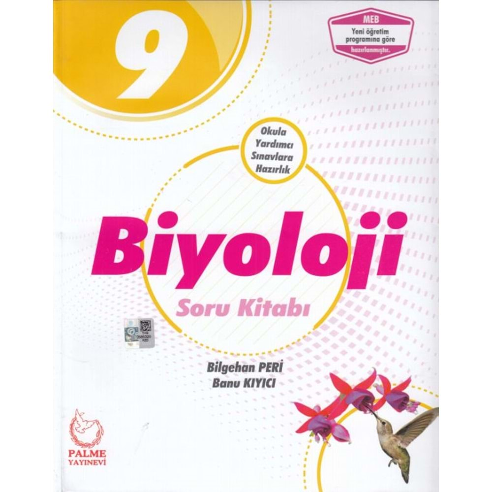 Palme 9. Sınıf Biyoloji Soru Kitabı *Yeni*