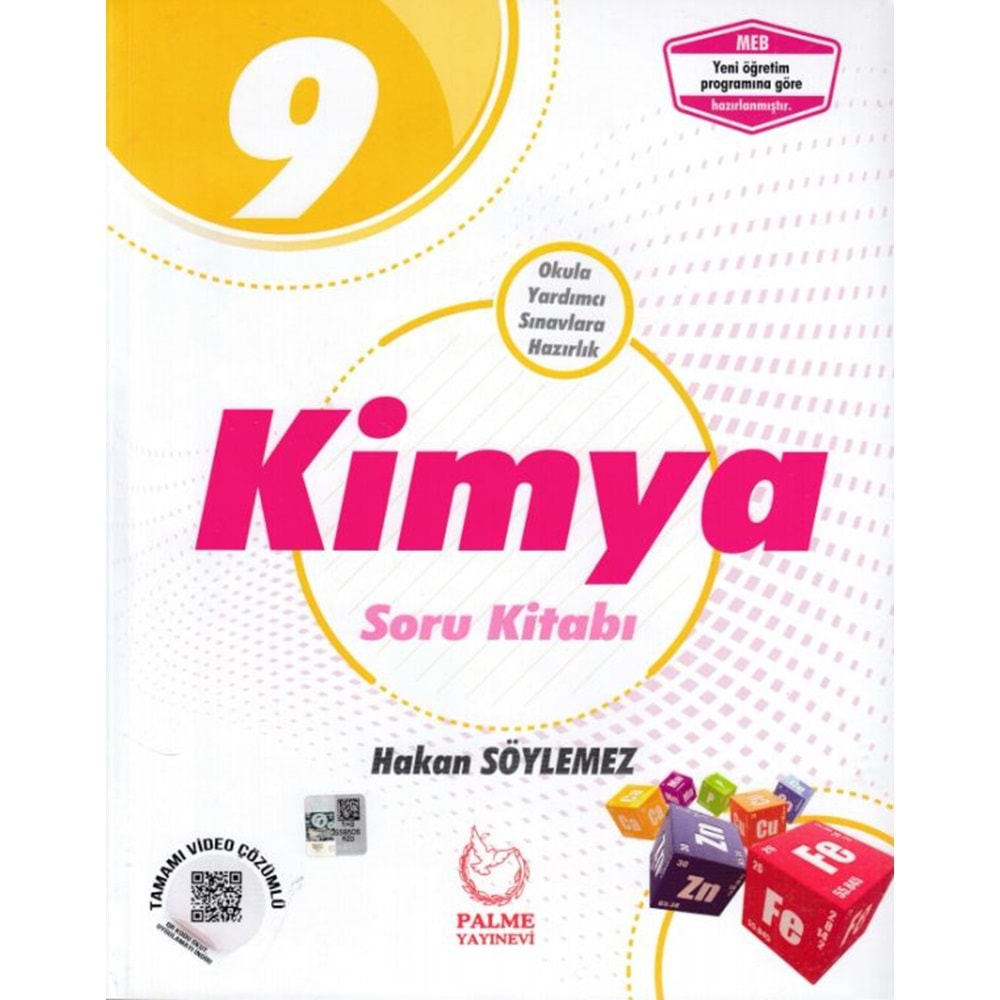 Palme 9. Sınıf Kimya Soru Kitabı *Yeni*