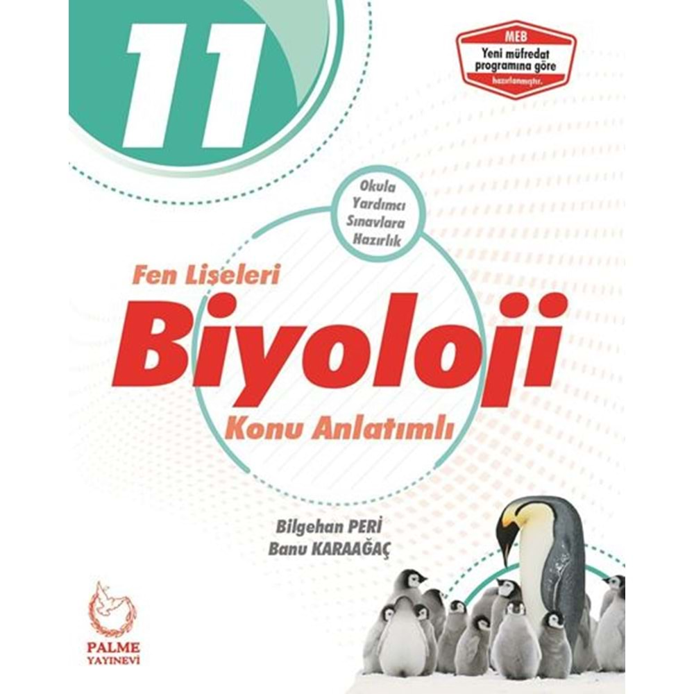 Palme 11. Sınıf Fen Liseleri Biyoloji Konu Anlatımlı *Yeni*