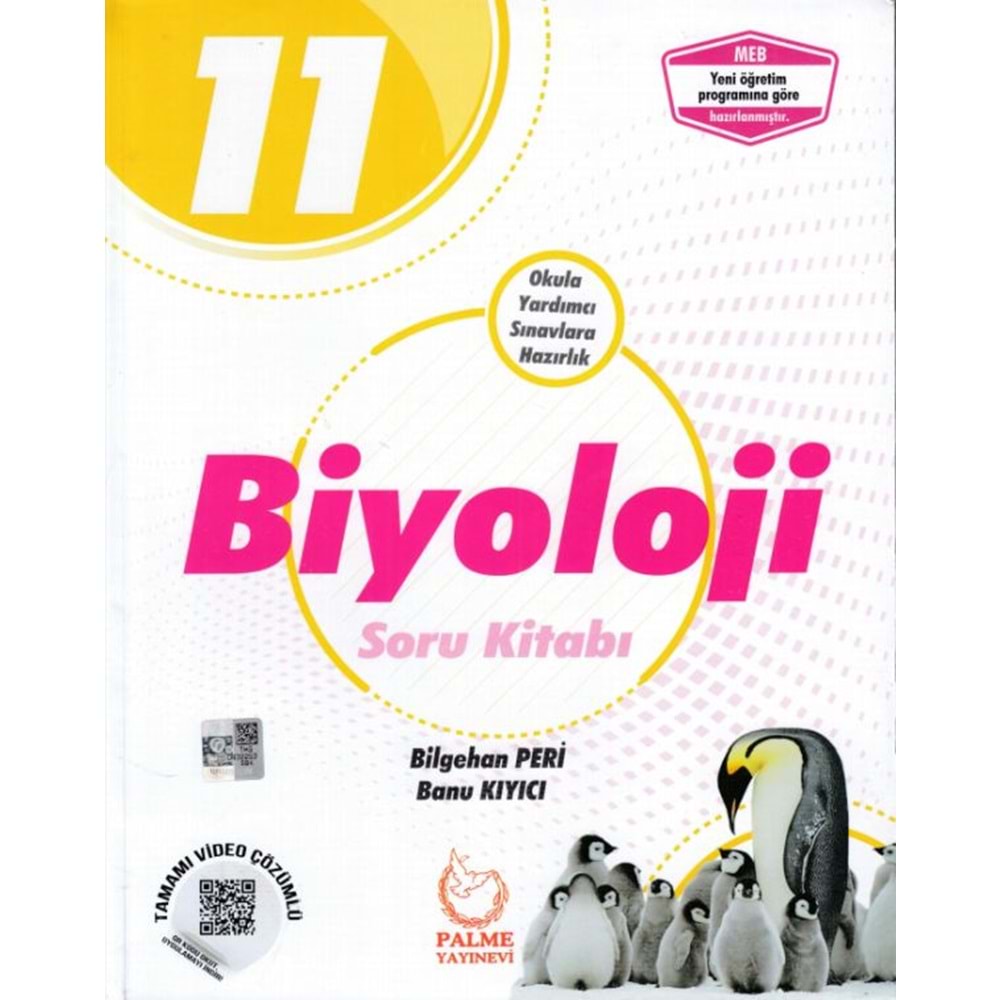 Palme 11. Sınıf Biyoloji Soru Kitabı*Yeni*