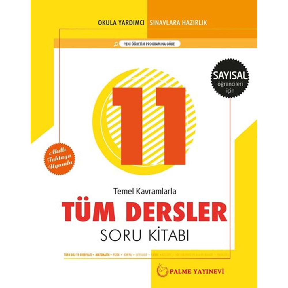 Palme 11. Sınıf Tüm Dersler Soru (Sayısal)*Yeni*