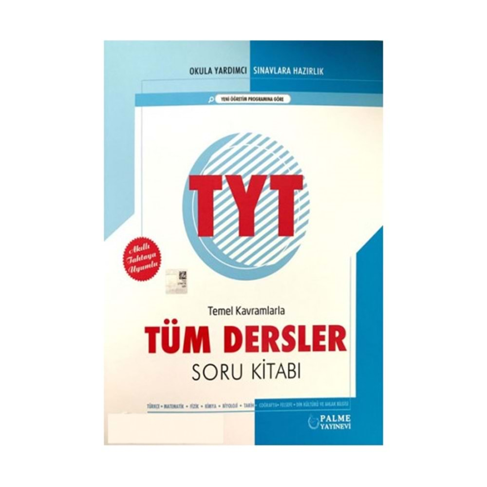 Palme Yks Tyt Tüm Dersler Soru Kitabı *Yeni*