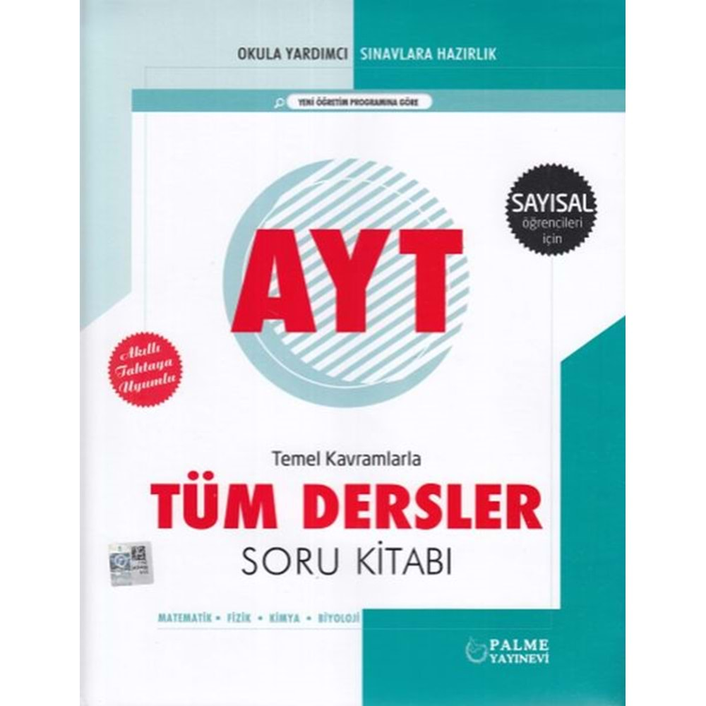 Palme Yks Ayt Tüm Dersler Soru Kitabı (Sayısal) *Yeni*