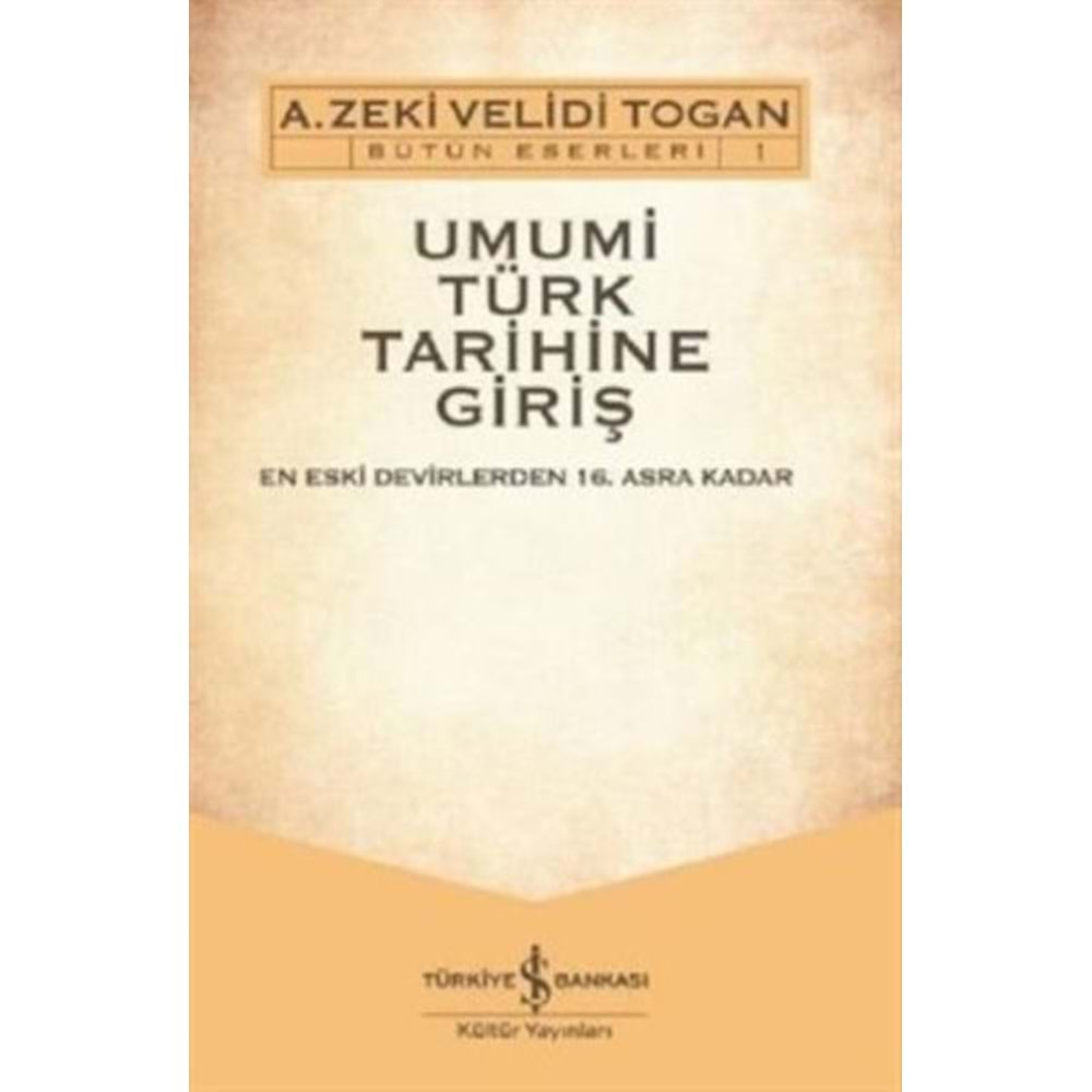 Umumi Türk Tarihine Giriş (2 Cilt - CD'li)