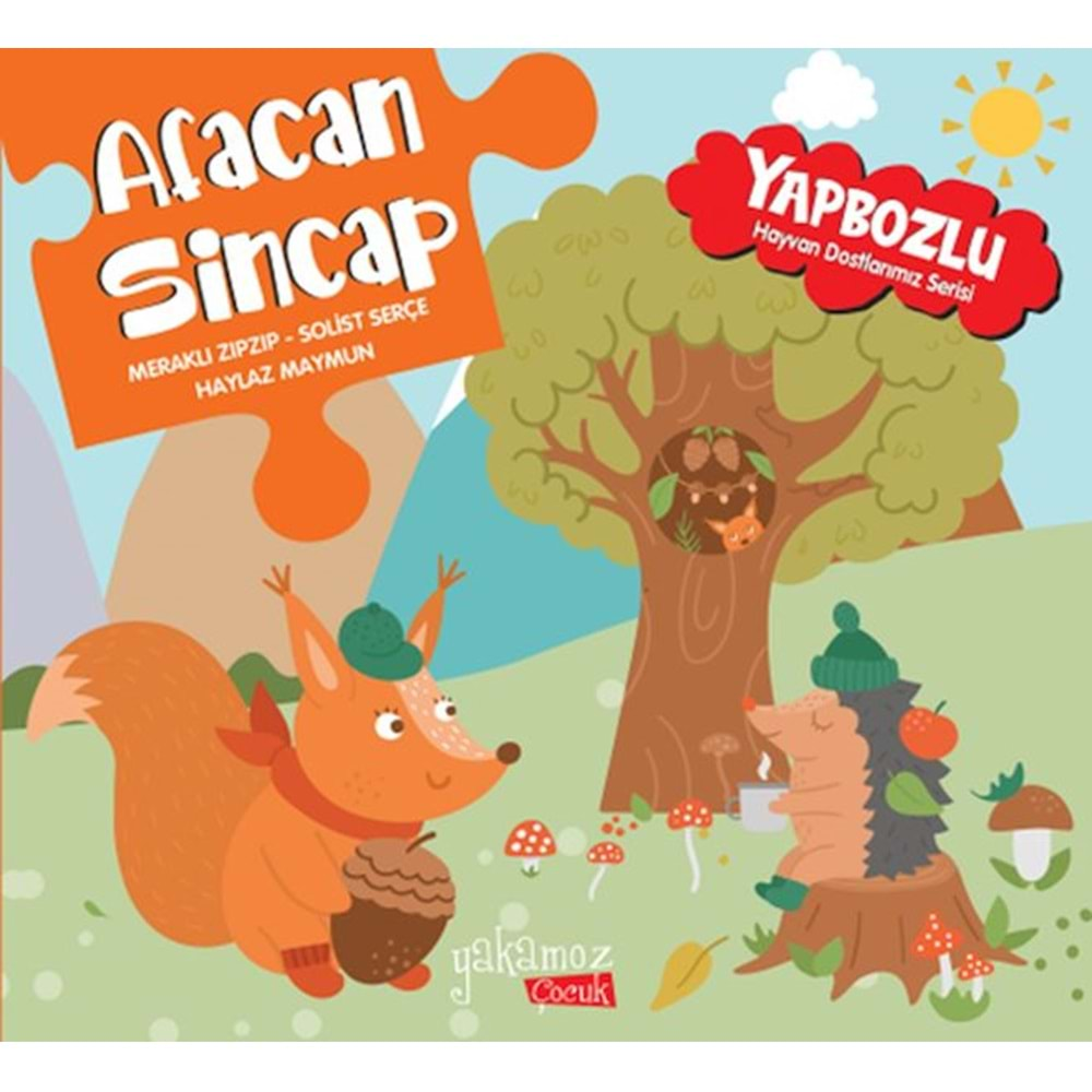 Yapbozlu Kitaplar Afacan Sincap