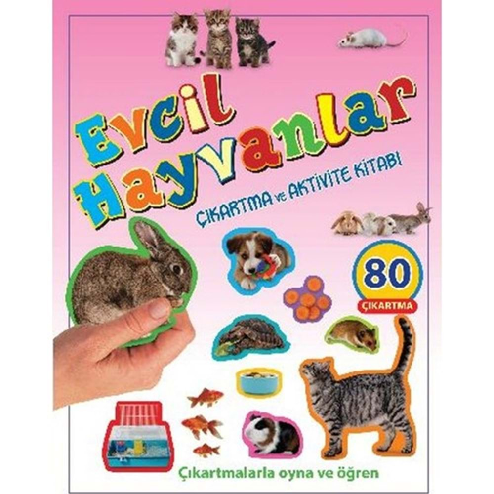 Evcil Hayvanlar - Çıkartma Aktivite Kitabı