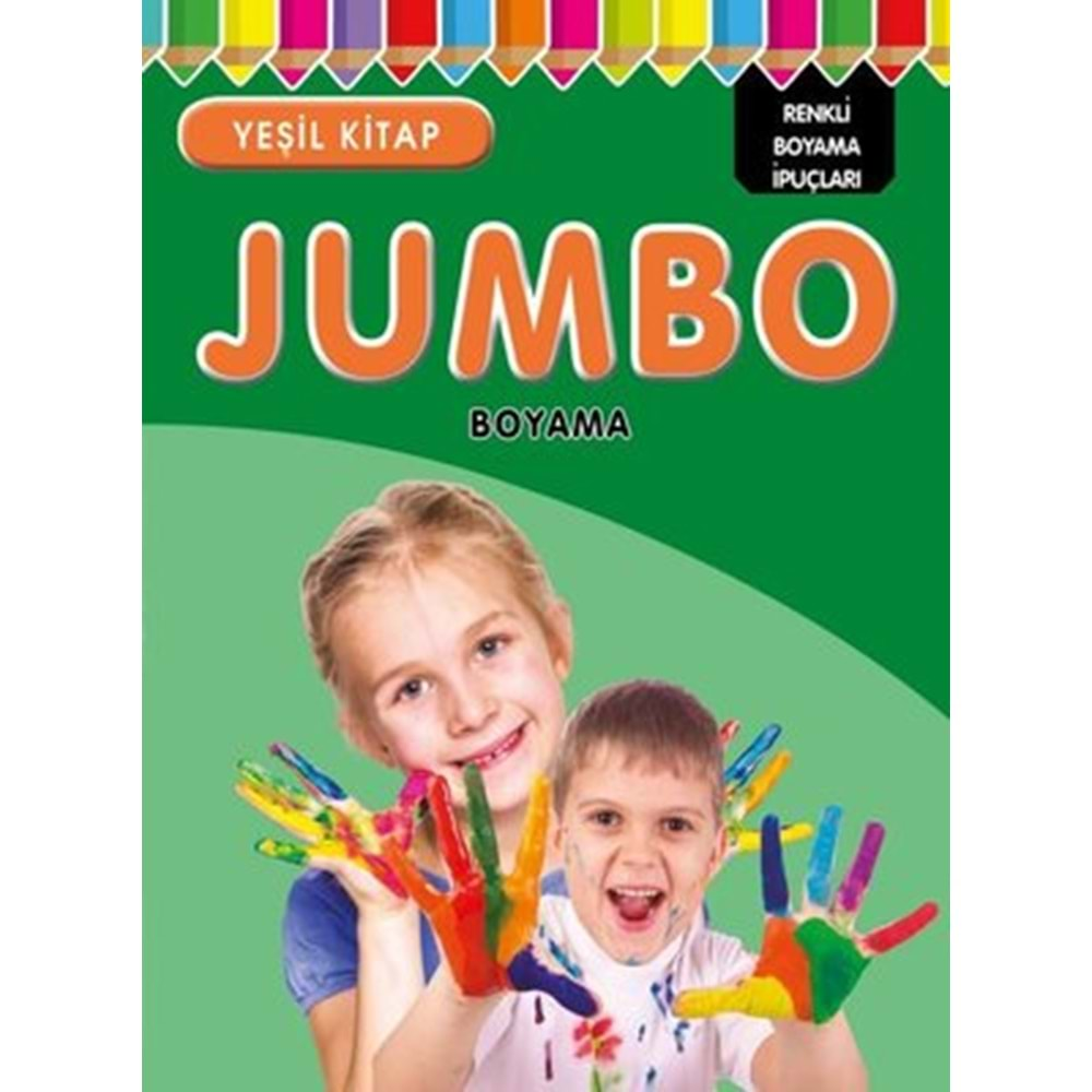 Jumbo Boyama - Yeşil Kitap