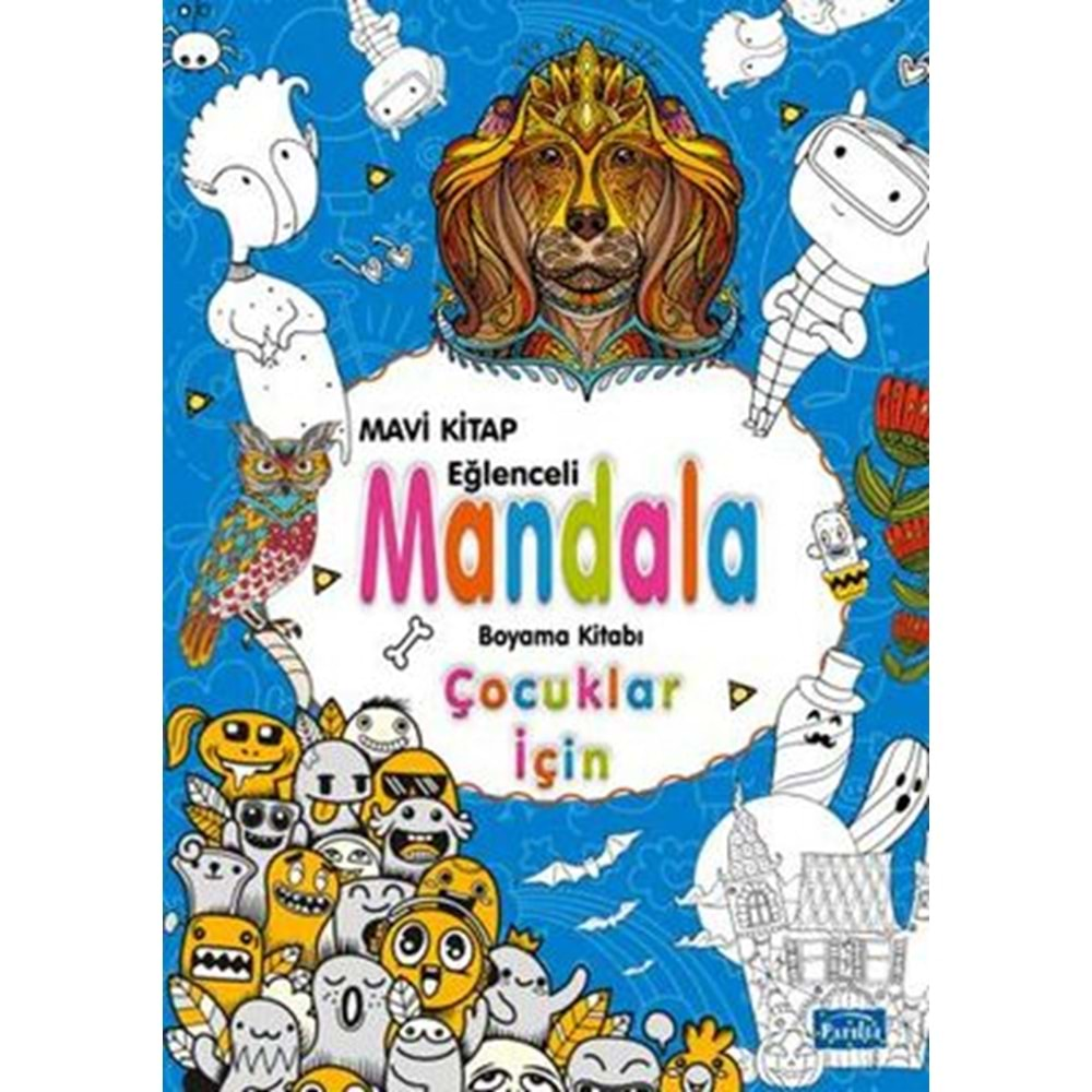 Çocuklar İçin Mandala Mavi