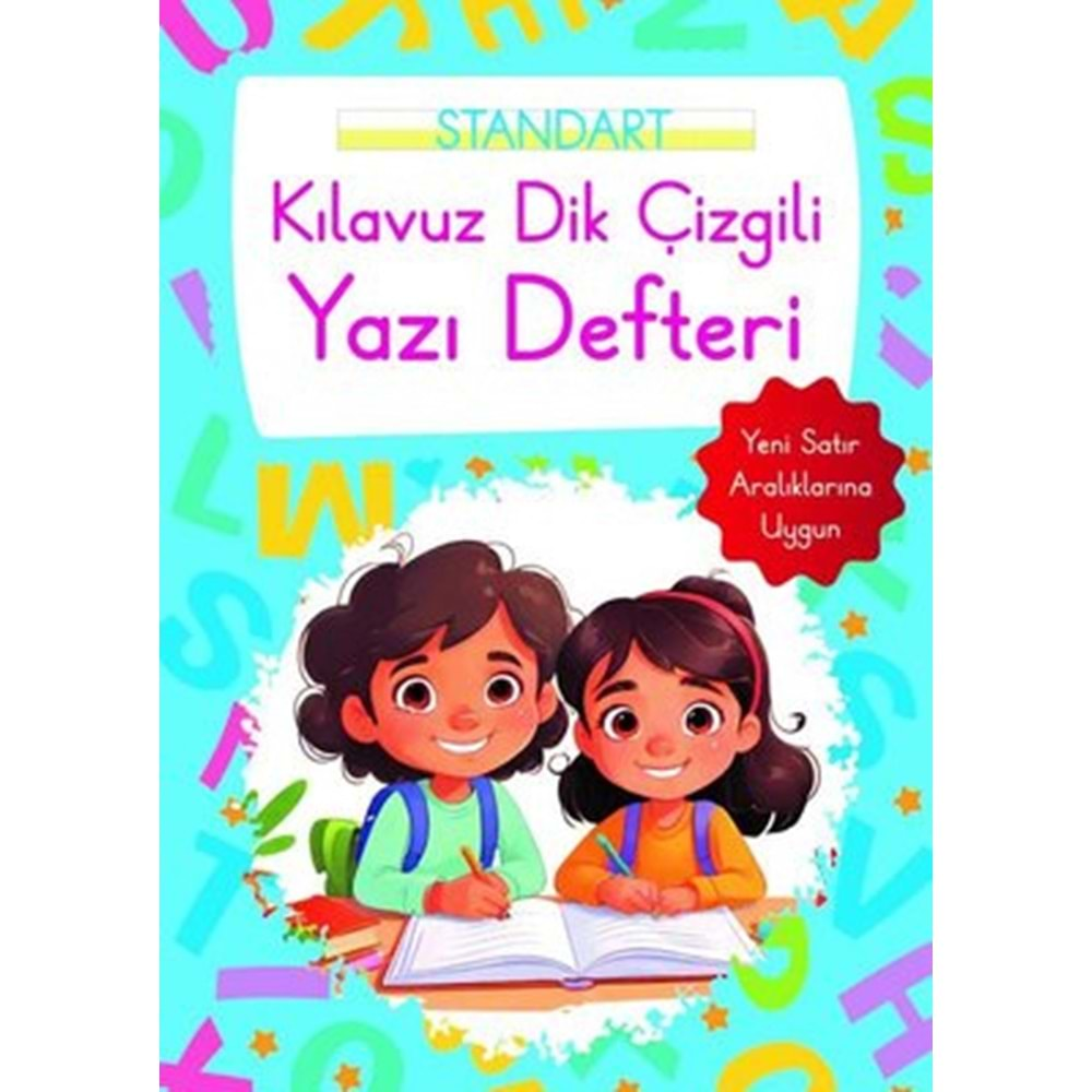 Kılavuz Dik Çizgili Yazı Defteri Büyük Boy - MaviKılavuz Dik Çizgili Yazı Defteri Büyük Boy