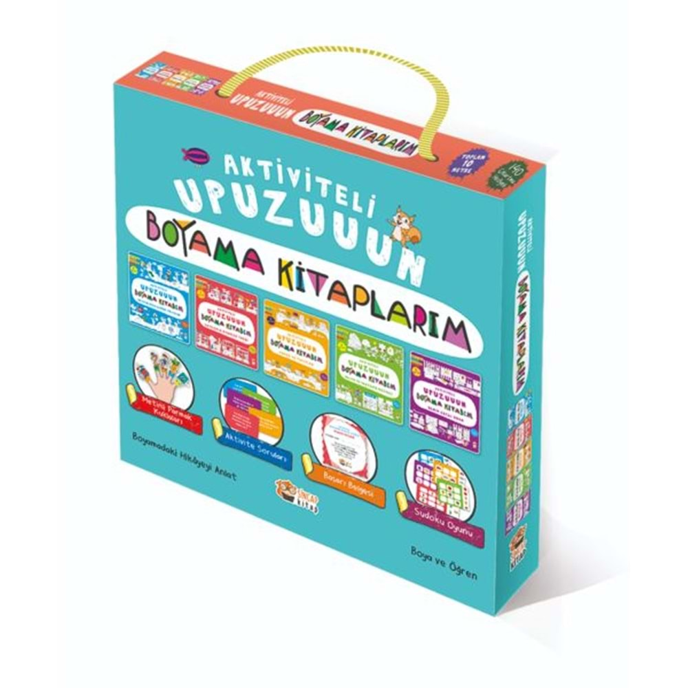 Aktiviteli Upuzuuun Boyama Kitabım Set (5 Kitap Takım)