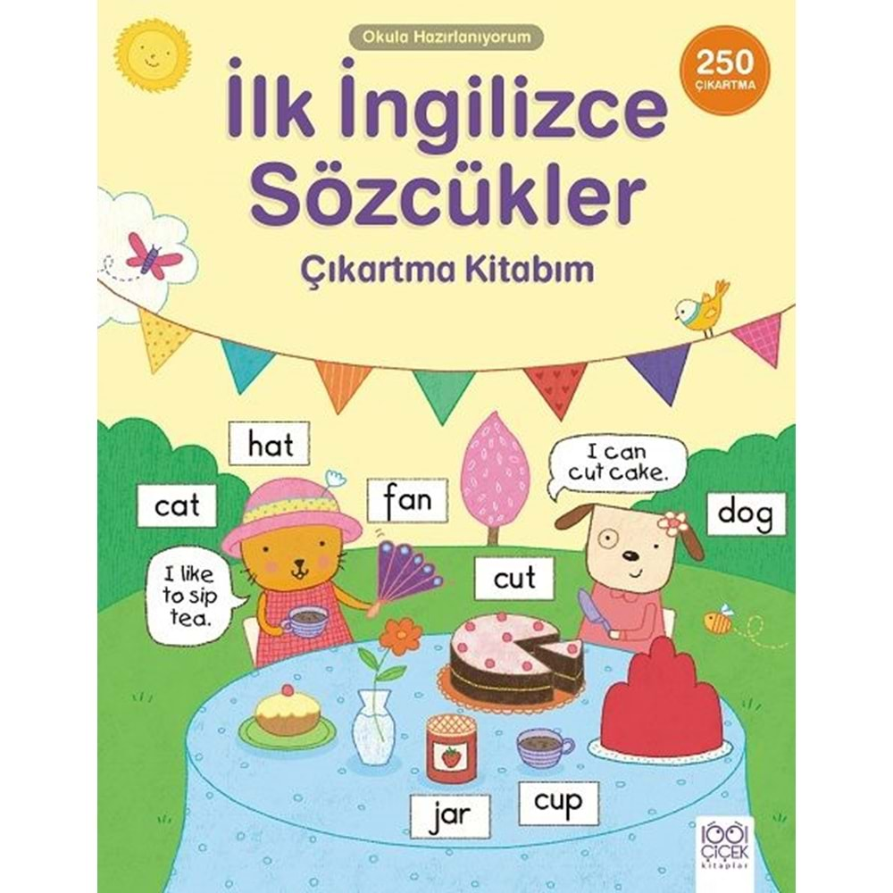 İlk İngilizce Sözcükler Çıkartma Kitabım