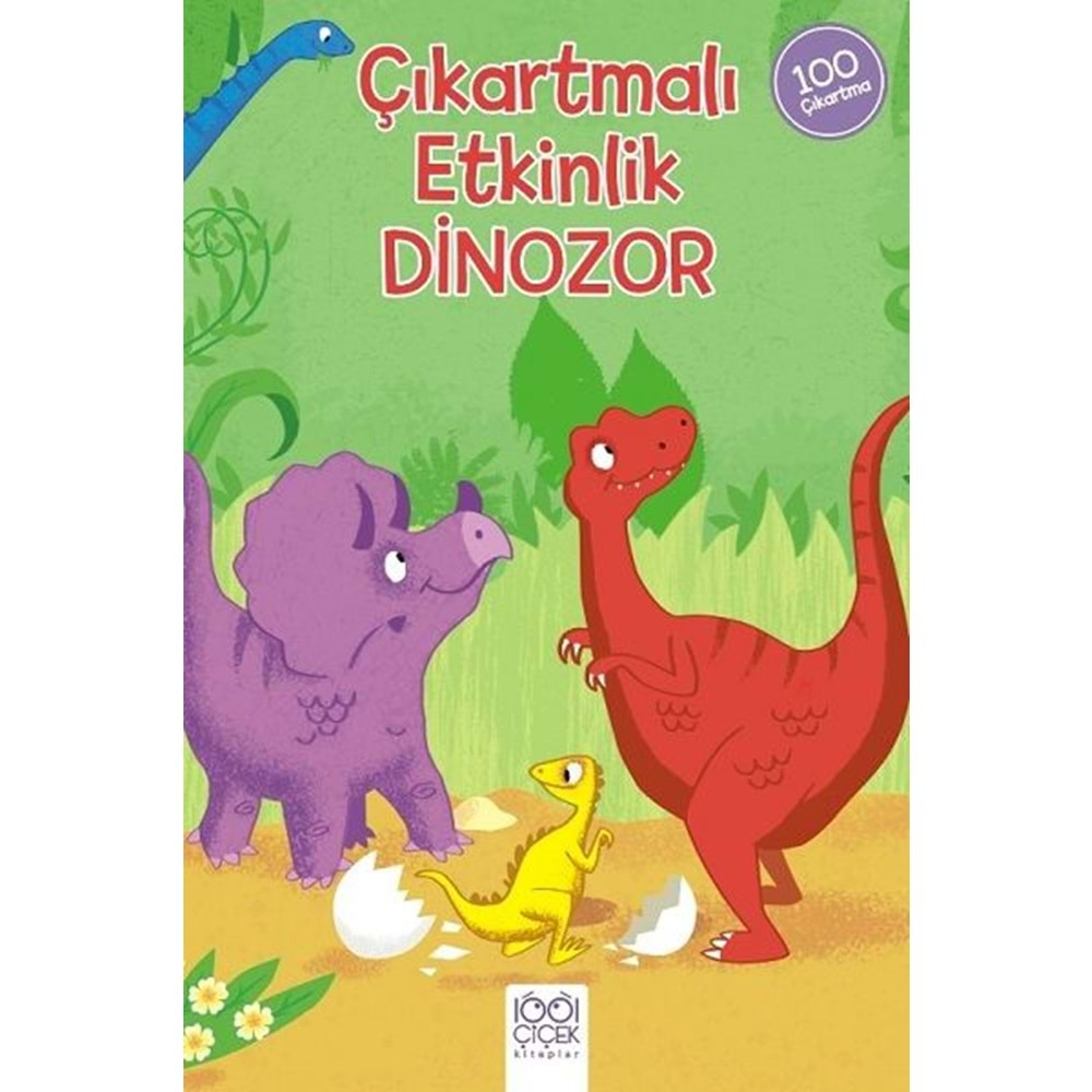 Çıkartmalı Etkinlik Dinozor