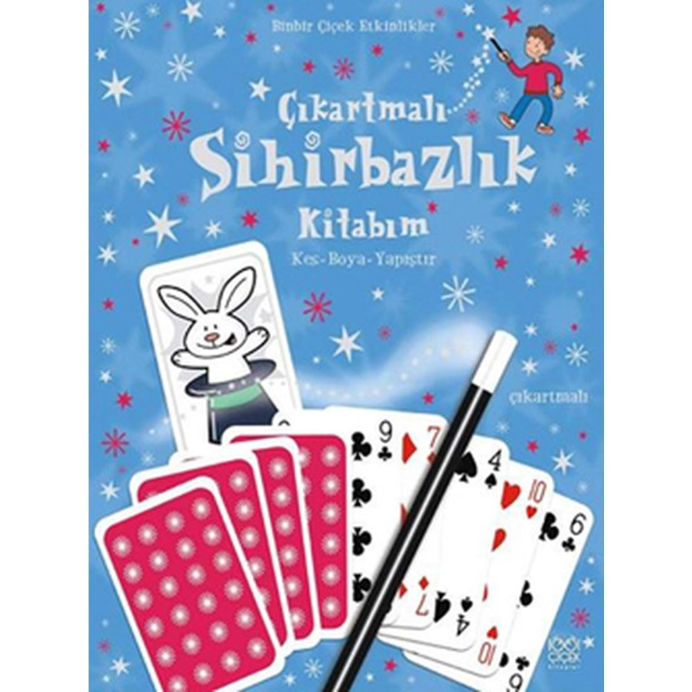 Çıkartmalı Sihirbazlık Kitabım Kes - Boya - Yapıştır