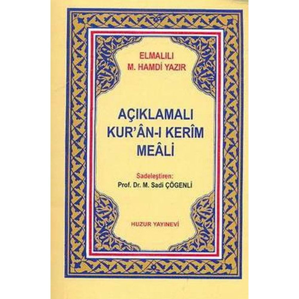 Açıklamalı Kuranı Kerim Meali Metinsiz (Cep Boy)