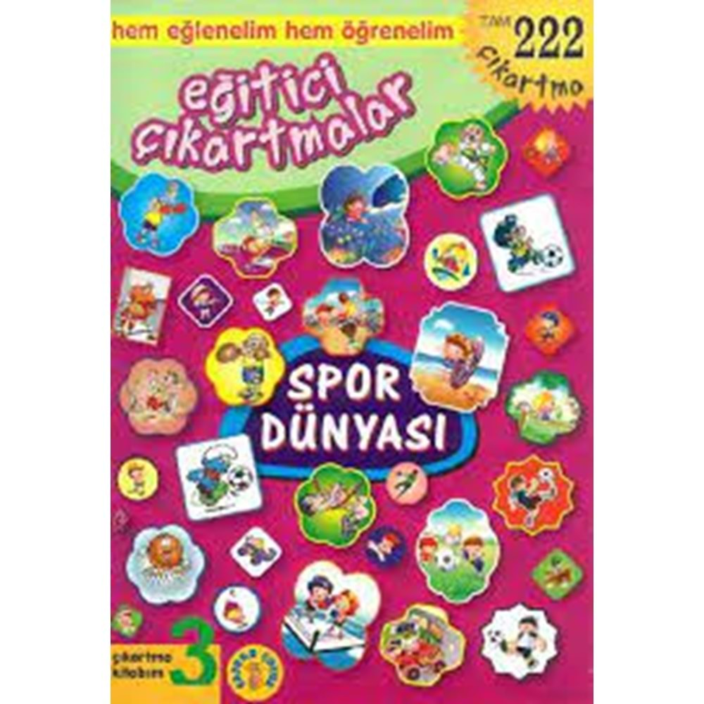 Sticker Spor Dünyası 222 Çıkartma