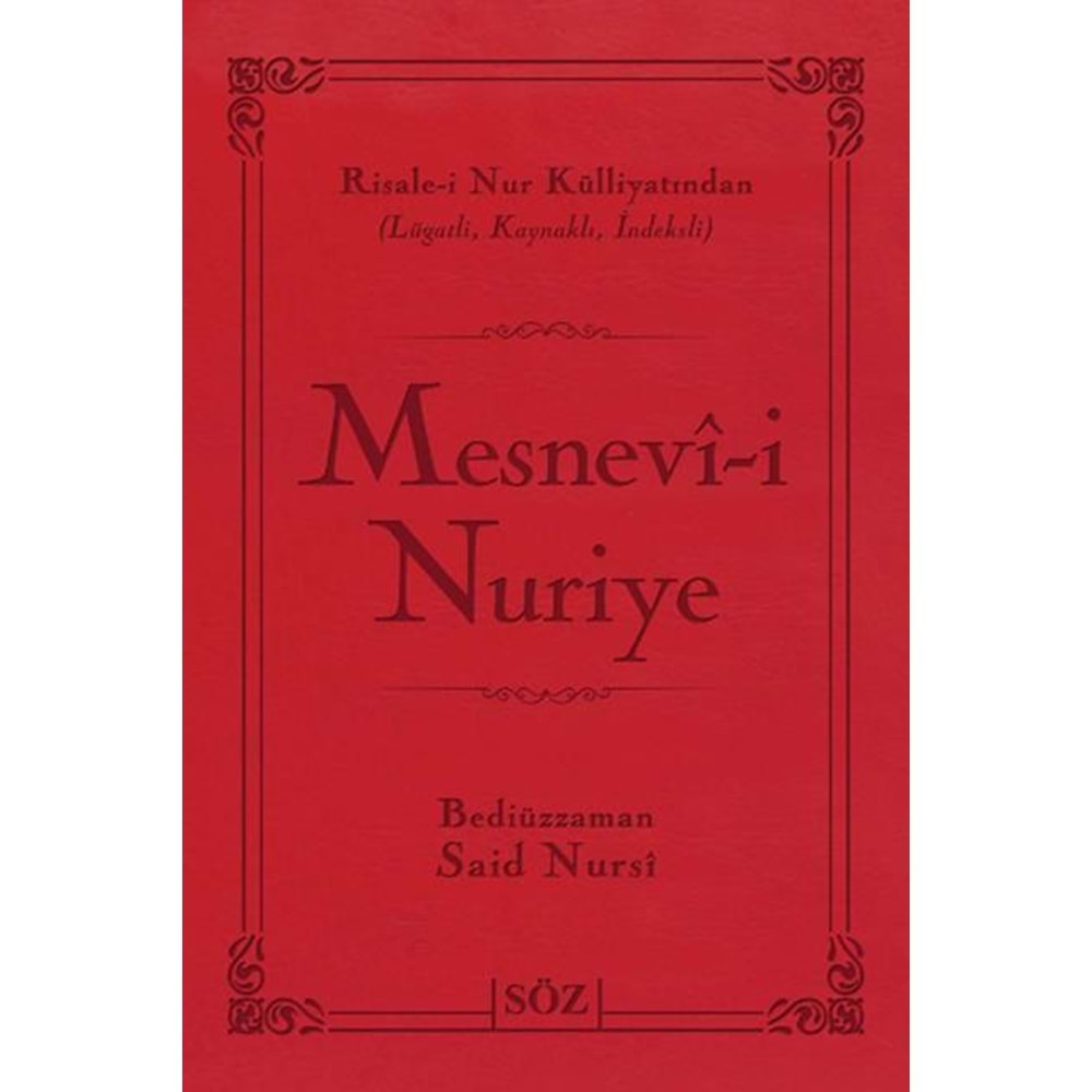 Mesnevi-i Nuriye_Büyük Boy_2 Renk