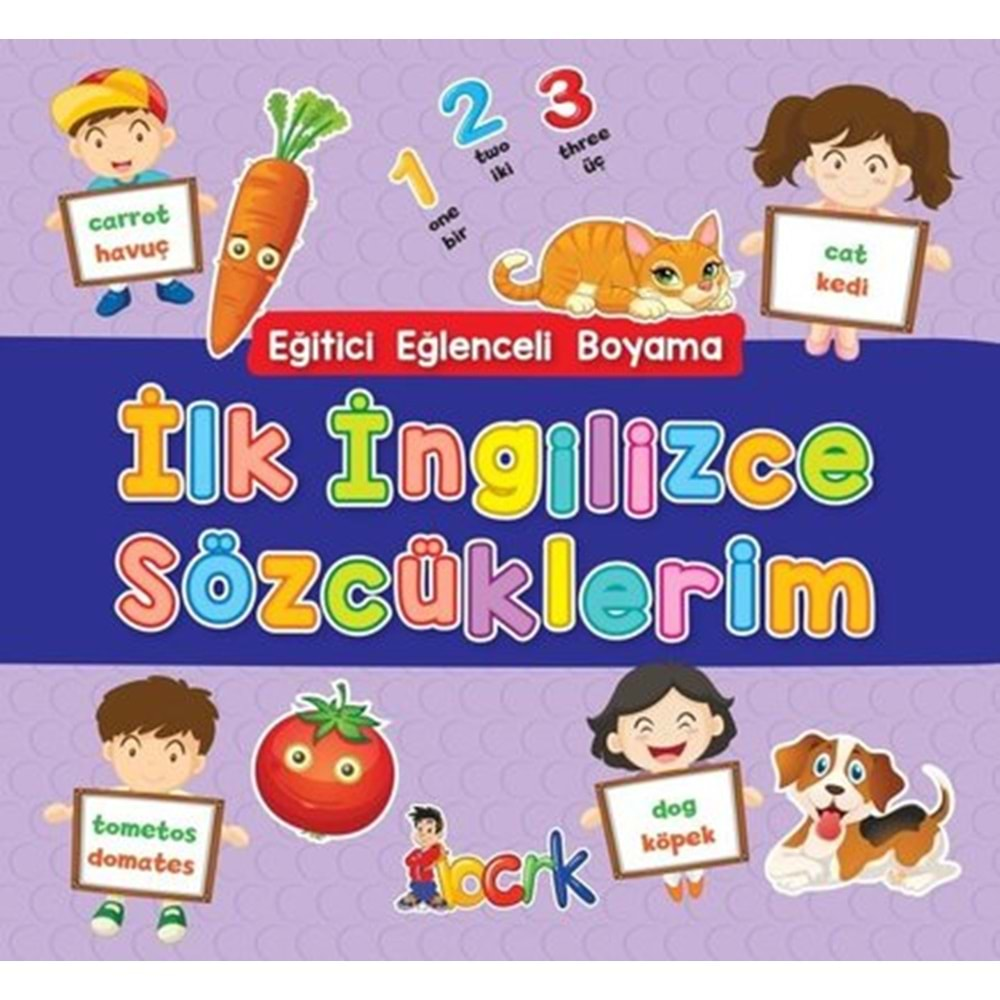 İlk İngilizce Sözcüklerim Eğitici Eğlenceli Boyama