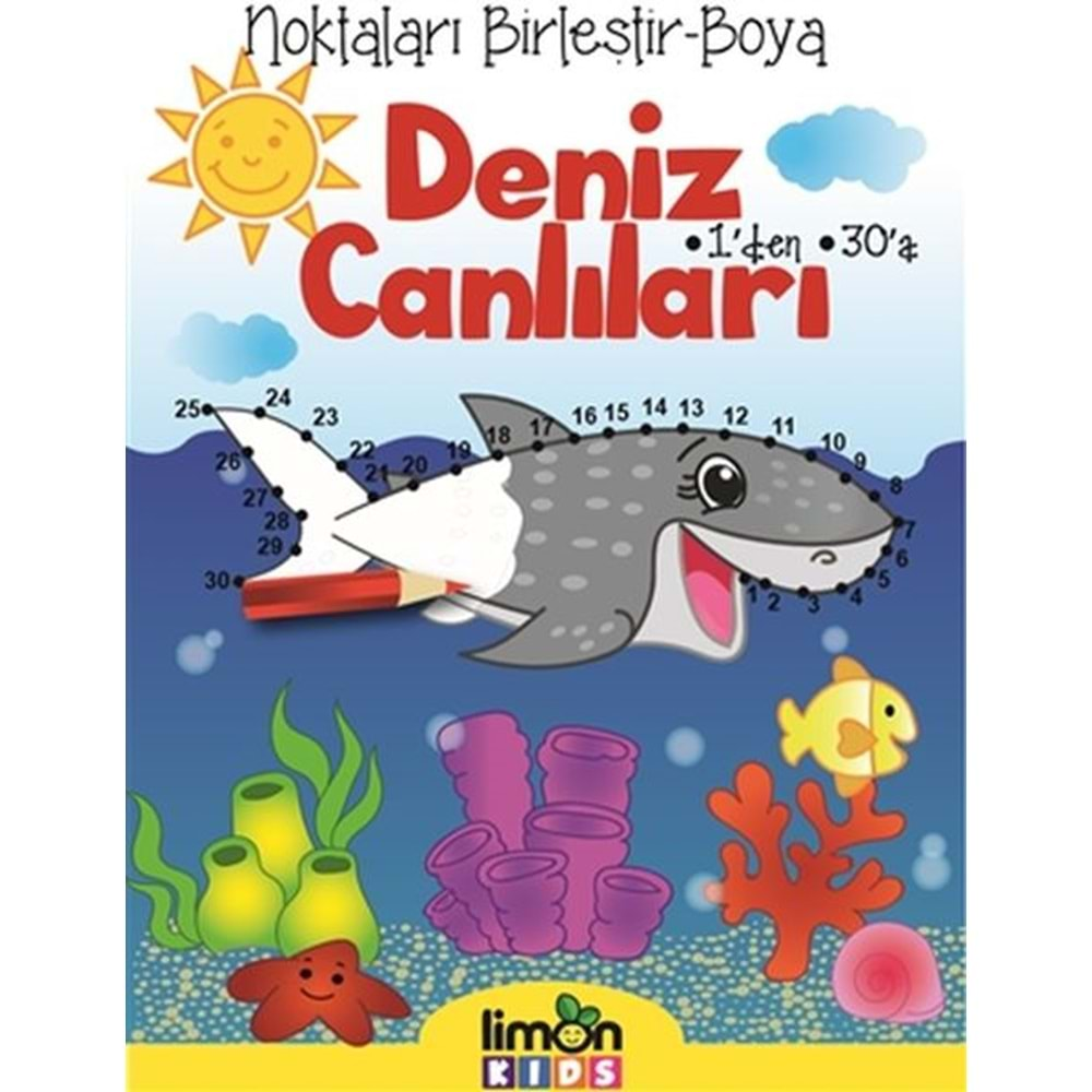 Noktaları Birleştir Boya Deniz Canlıları