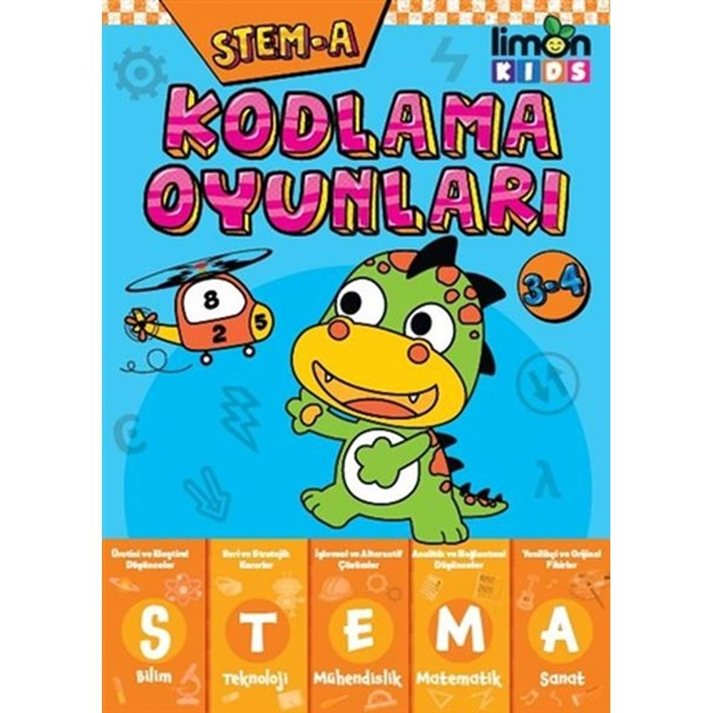 Kodlama Oyunları STEM-A 3-4 Yaş