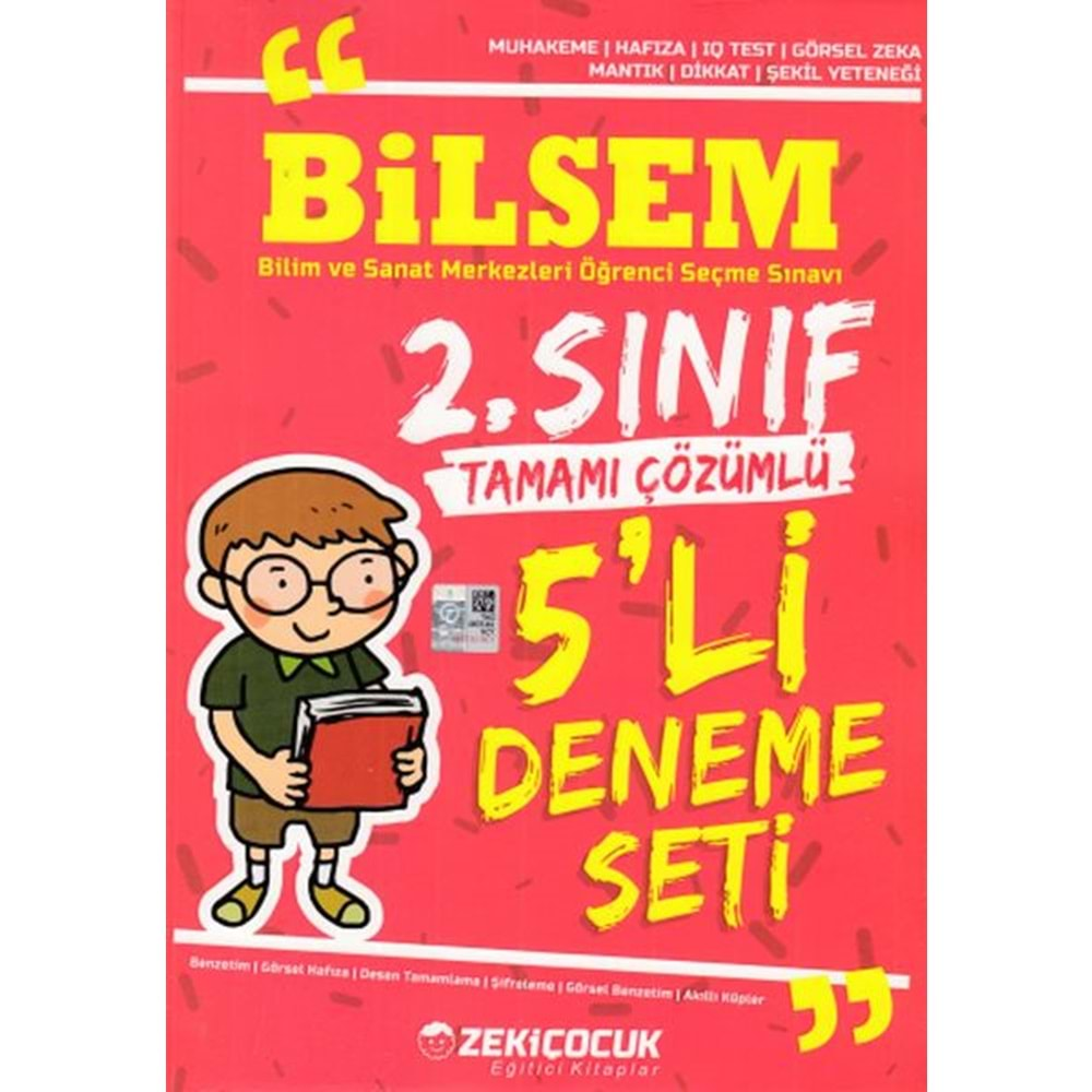 Zeki Çocuk 2. Sınıf Bilsem 5'li Deneme Seti