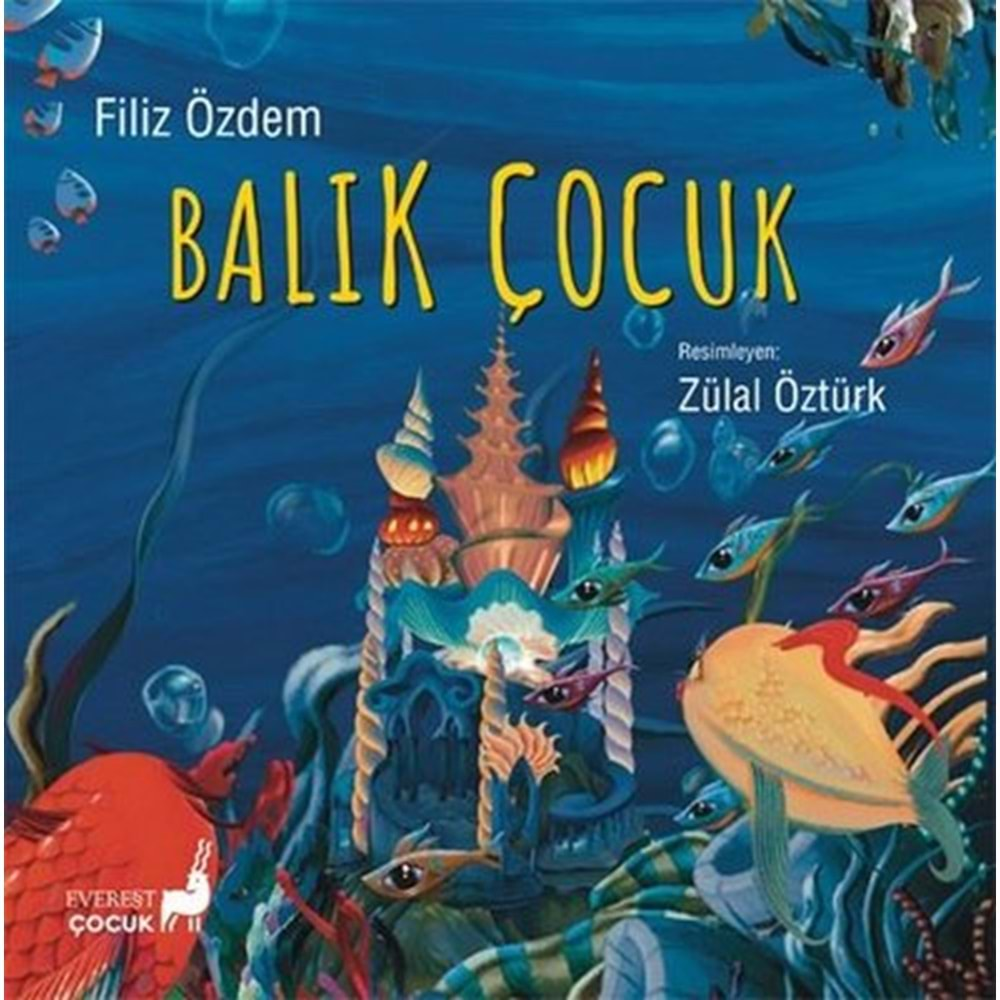 Balık Çocuk - Renkli Resimli