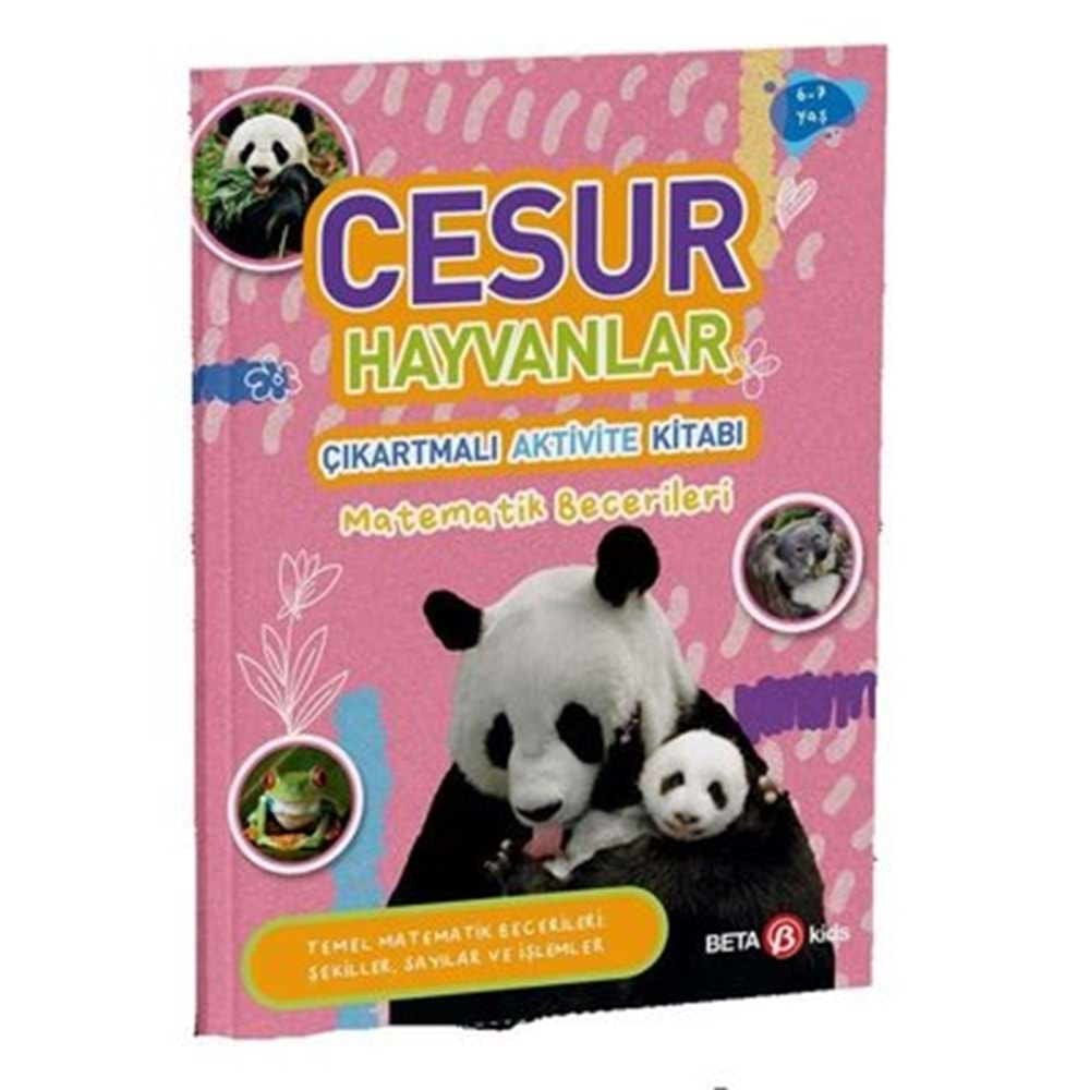 Cesur Hayvanlar - Çıkartmalı Aktivite Kitabı