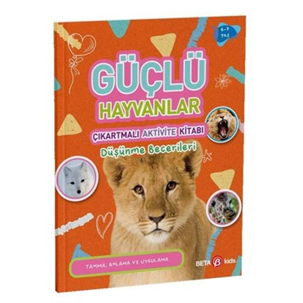 Güçlü Hayvanlar - Çıkartmalı Aktivite Kitabı