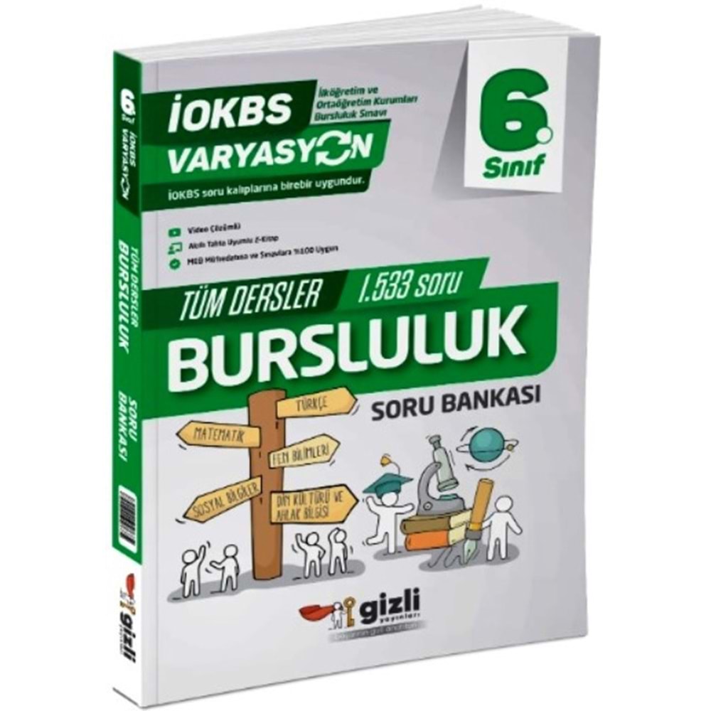 6. Sınıf Tüm Dersler Bursluluk Soru Bankası Varyasyon Serisi