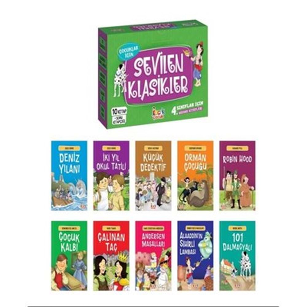 Çocuklar İçin Sevilen Klasikler– 10 Kitap Soru Kitapçığı