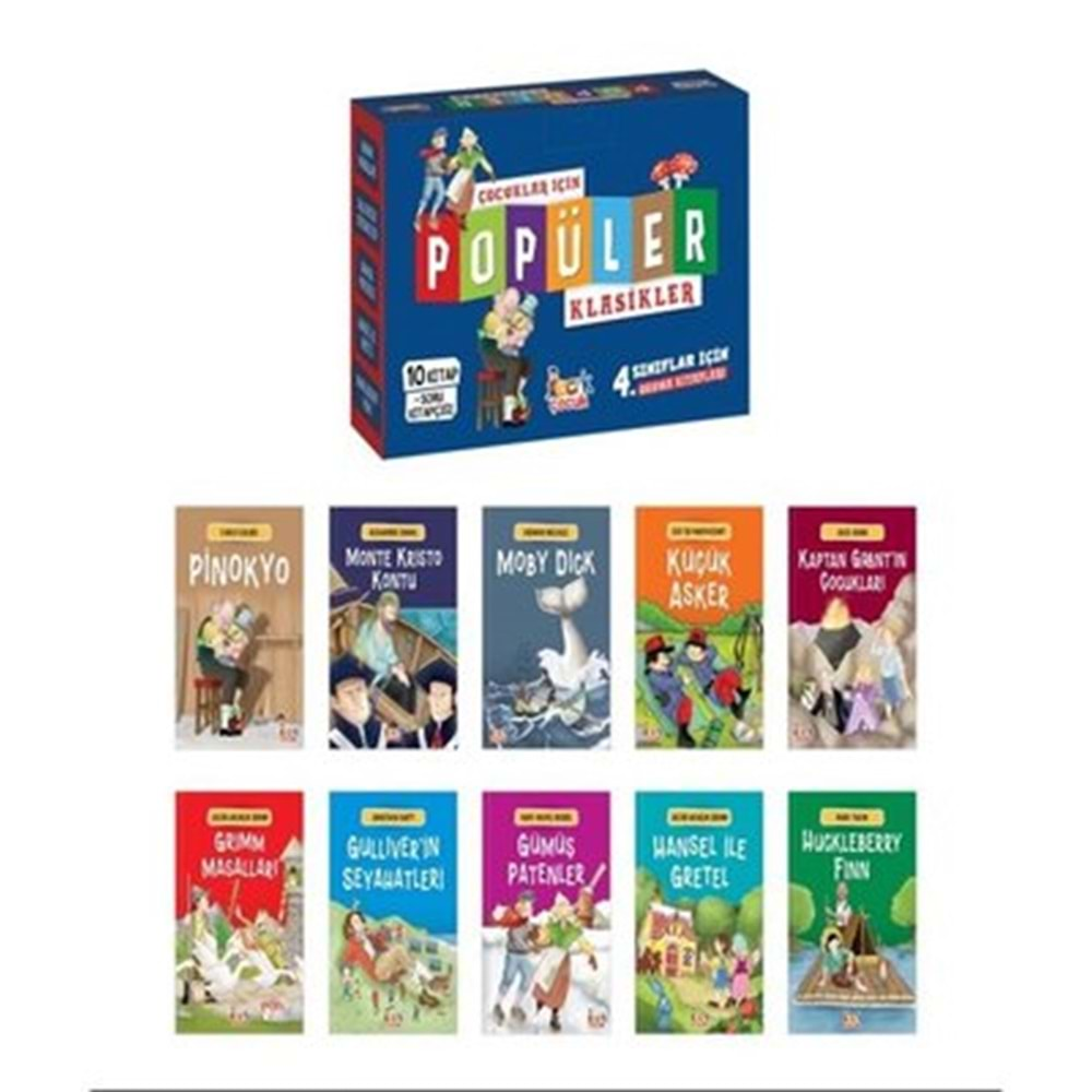 Çocuklar İçin Popüler Klasikler– 10 Kitap Soru Kitapçığı