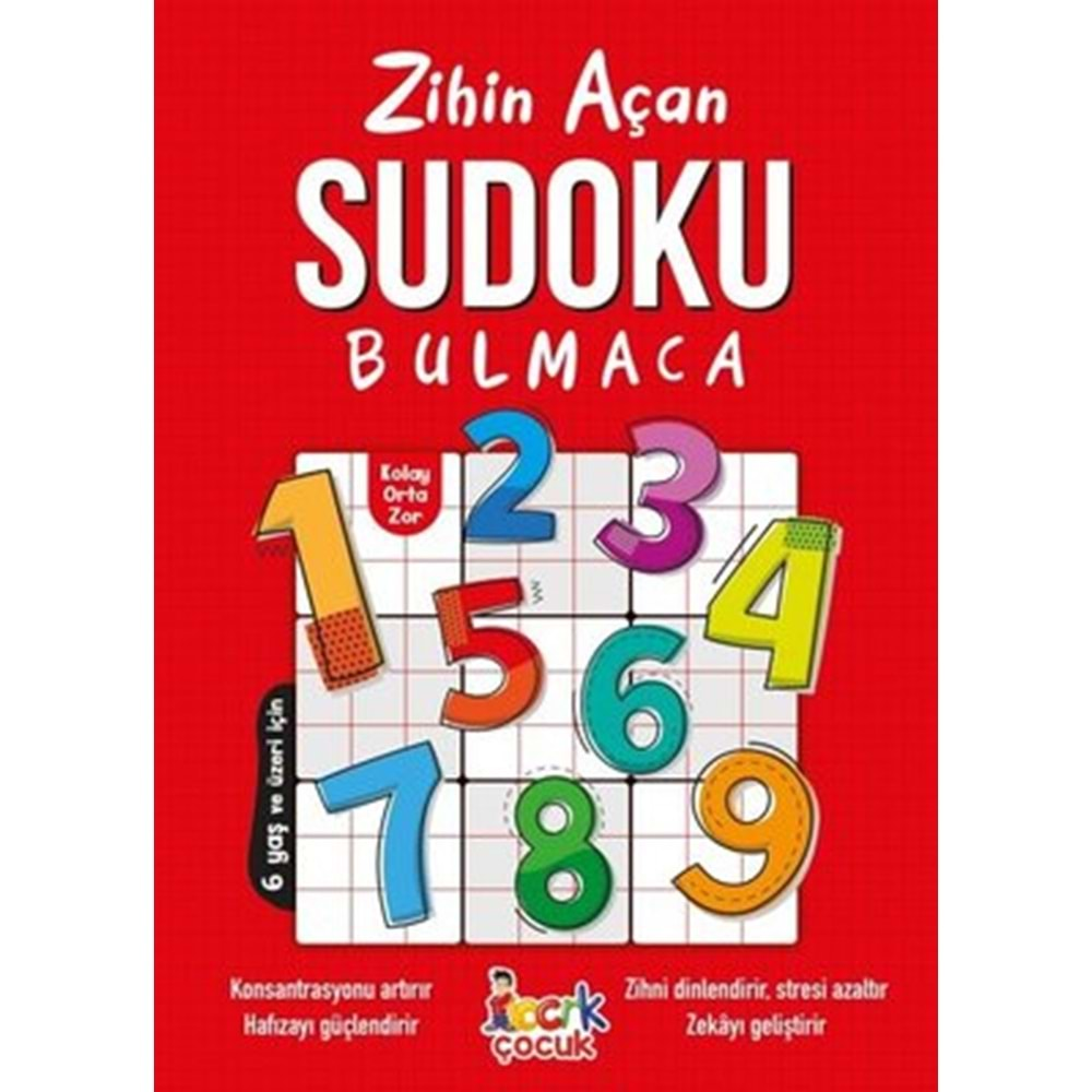 Zihin Açan Sudoku Bulmaca