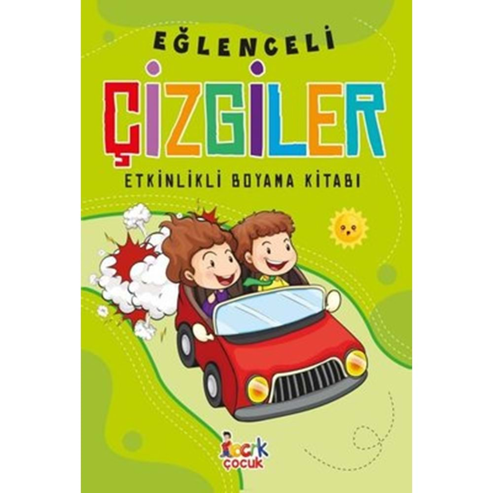 Eğlenceli Çizgiler - Etkinlikli Boyama Kitabı