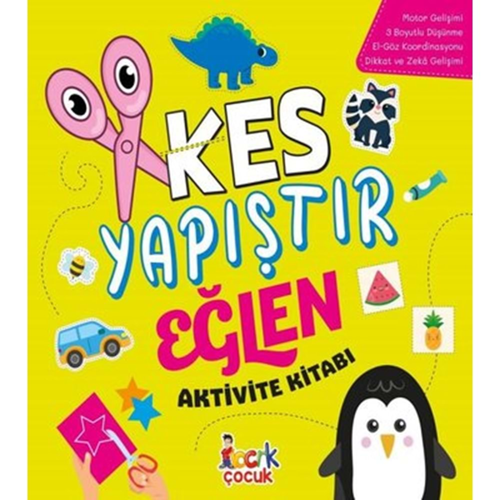 Kes Yapıştır Eğlen Aktivite Kitabı