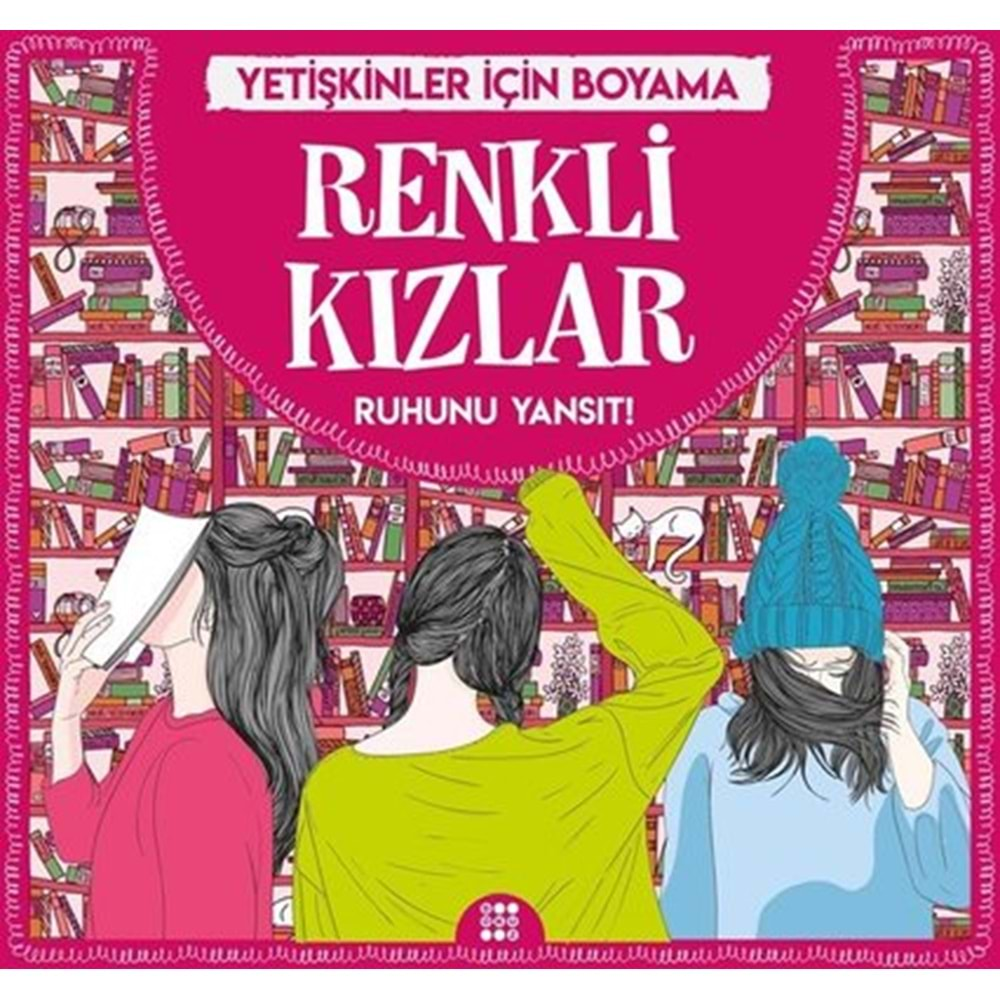 Renkli Kızlar Yetişkinler İçin Boyama