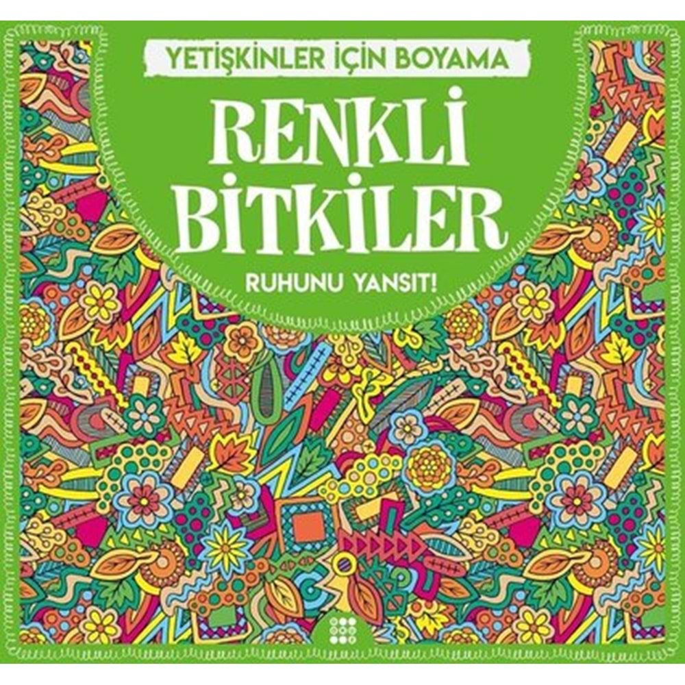 Renkli Bitkiler Yetişkinler İçin Boyama