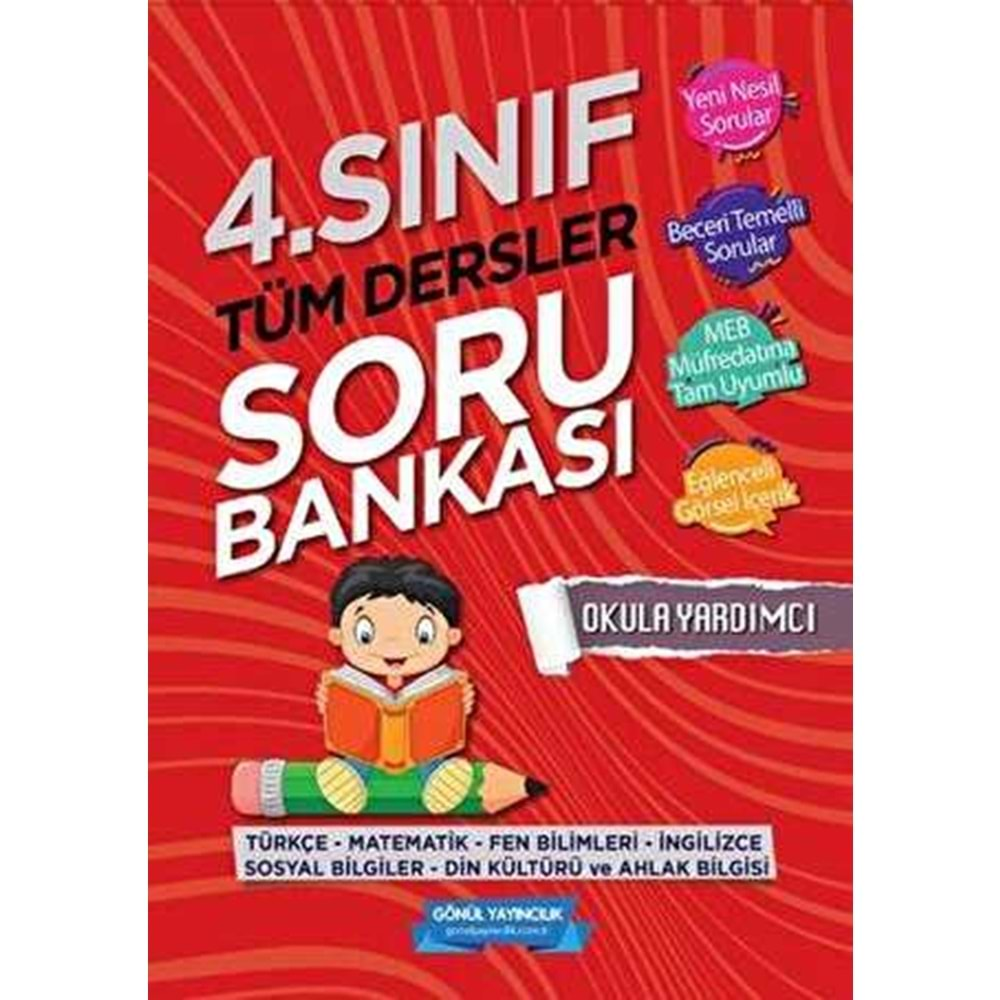 Gönül Yayıncılık 4. Sınıf Tüm Dersler Soru Bankası